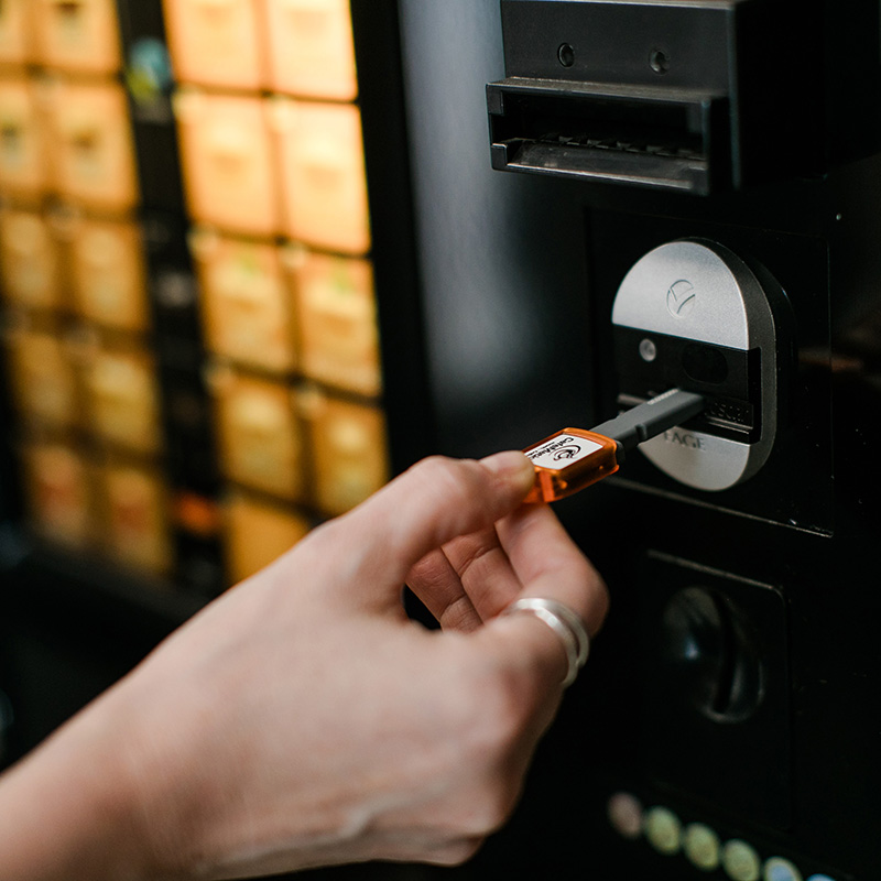 Wertschlüssel für Getränkeautomat